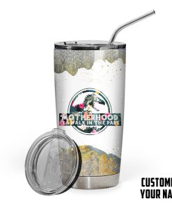Gearhumans Gearhuman 3D Motherhood Is A Walk Mothers Day Gift Custom Name Design Insulated Vacuum Tumbler GW310329 Tumbler Long 20oz