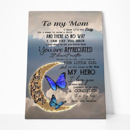 Gearhumans Gearhuman 3D My Hero Mom Canvas GJ010426 Canvas 1 Piece Non Frame M