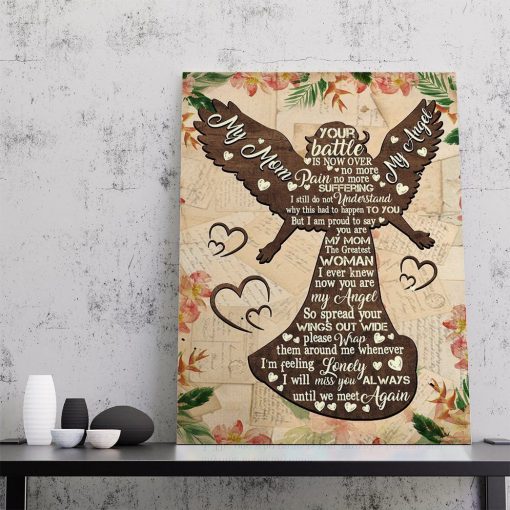 Gearhumans Gearhuman 3D My Mom My Angel Canvas GJ010420 Canvas