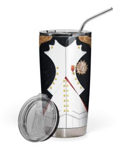 Gearhumans Gearhuman 3D Napoleon Bonaparte Custom Name Design Vacuum Insulated Tumbler GL08085 Tumbler 20oz