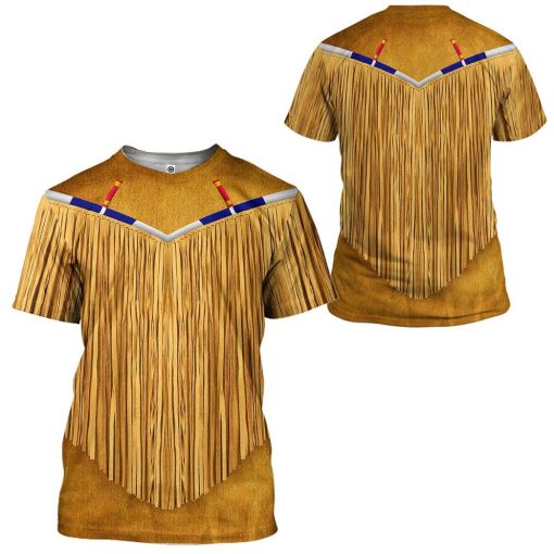 Gearhumans Gearhuman 3D Native America Tshirt Hoodie Apparel GB180326 3D Apparel