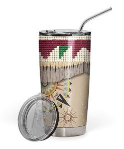 Gearhumans Gearhuman 3D Native American Custom Design Vacuum Insulated Tumbler GV28079 Tumbler 20oz