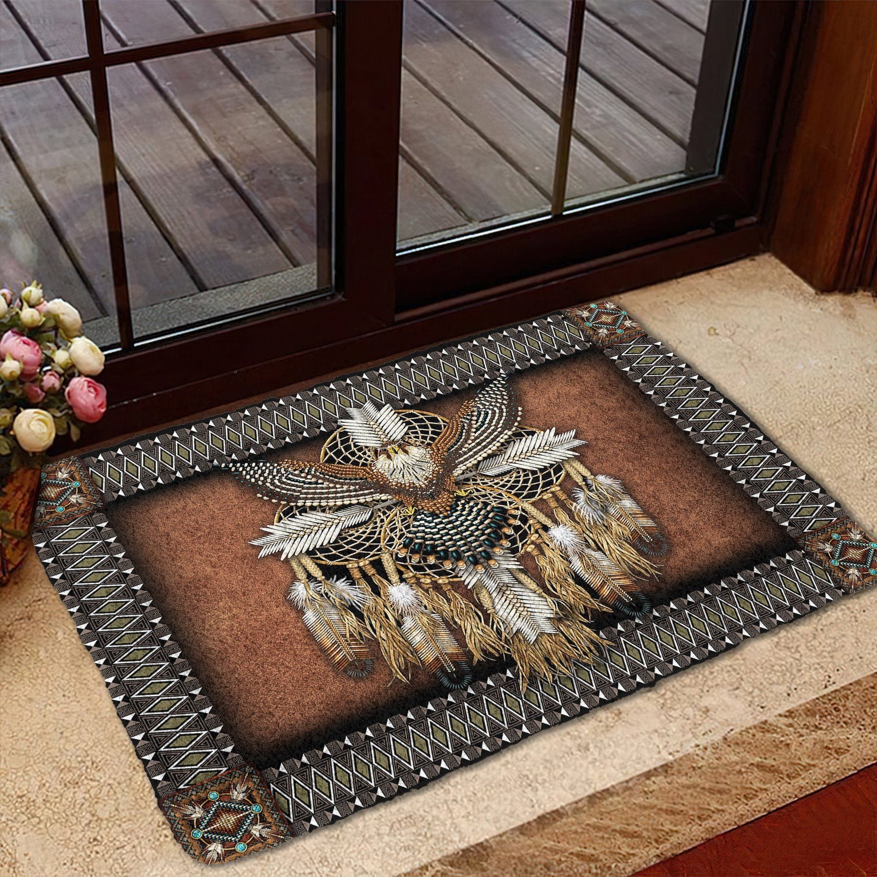 Gearhumans 3D Native American Doormat 4 Gearhumans Gearhuman 3D Native American Doormat GB110311 Doormat