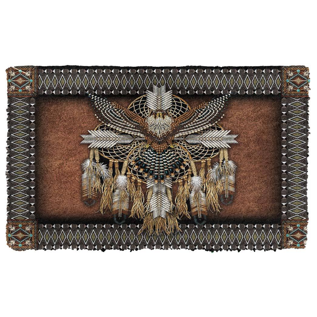 Gearhumans 3D Native American Doormat 2 Gearhumans Gearhuman 3D Native American Doormat GB110311 Doormat Doormat S(15,8''x23,6'')