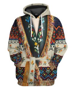 Gearhumans Gearhuman 3D Native American Inspired Tshirt Hoodie Apparel GB11037 3D Apparel Hoodie S