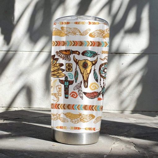 Gearhumans Gearhuman 3D Native American Vacuum Insulated Tumbler GV280711 Tumbler