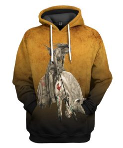 Gearhumans Gearhuman 3D Native Culture Tshirt Hoodie Apparel GB180320 3D Apparel Hoodie S