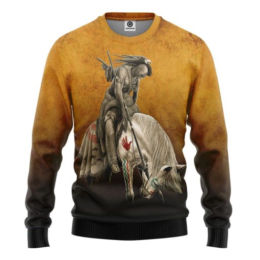 Gearhumans Gearhuman 3D Native Culture Tshirt Hoodie Apparel GB180320 3D Apparel Long Sleeve S