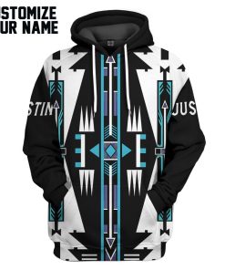 Gearhumans Gearhuman 3D Native Pattern Custom Name Tshirt Hoodie Apparel GB110327 3D Apparel Hoodie S