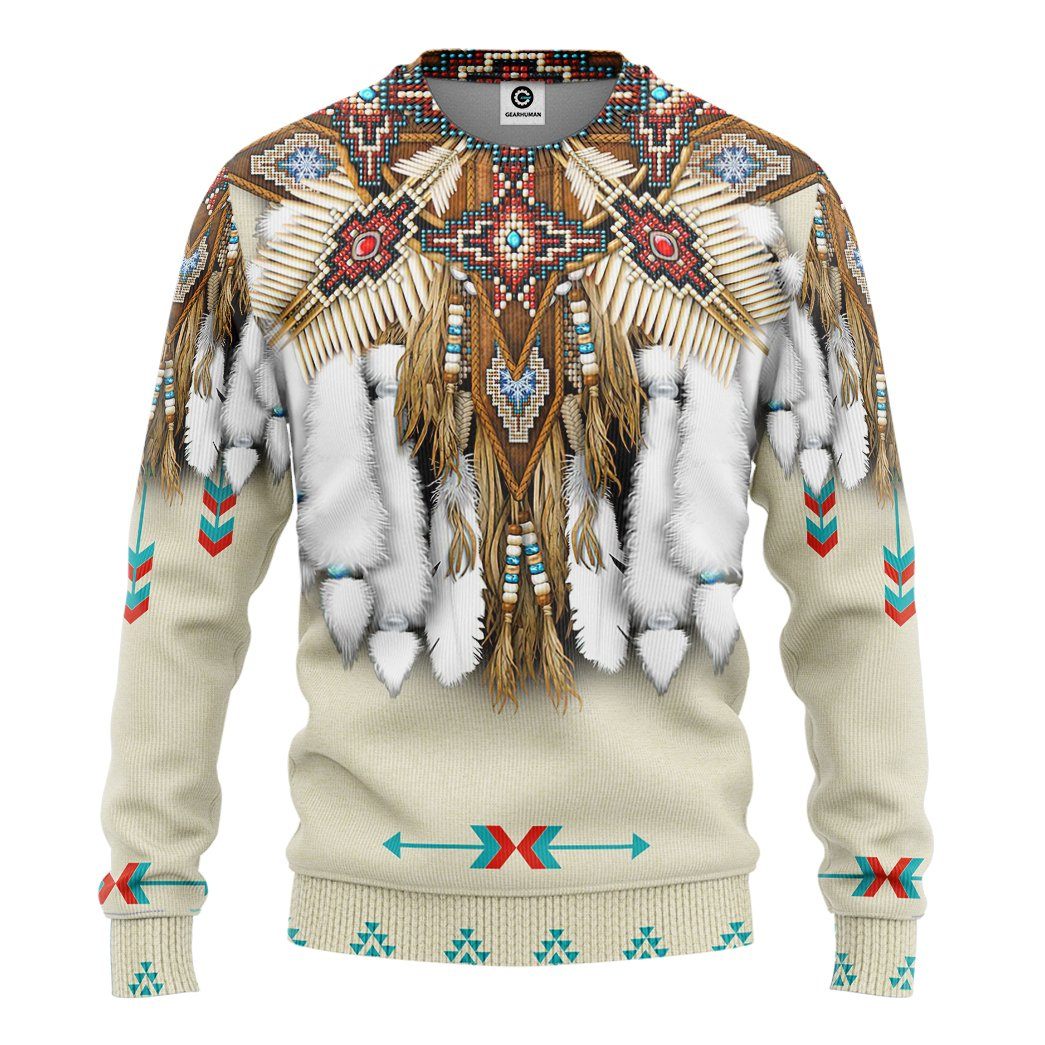 Gearhumans 3D Native Pattern Tshirt Hoodie Apparel 2 Gearhumans Gearhuman 3D Native Pattern Tshirt Hoodie Apparel GB110324 3D Apparel Long Sleeve S