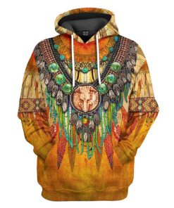 Gearhumans Gearhuman 3D Native Pattern Tshirt Hoodie Apparel GB110326 3D Apparel Hoodie S