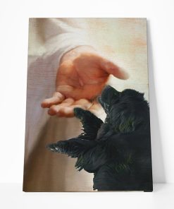 Gearhumans Gearhuman 3D Newfoundland Take My Hand Jesus God Custom Canvas GW30032 Canvas 1 Piece Non Frame M