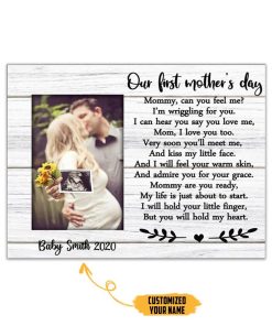 Gearhumans Gearhuman 3D Our First Mothers Day Custom Name Canvas GJ300303 Canvas 1 Piece Non Frame M