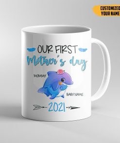 Gearhumans Gearhuman 3D Our First Mothers Day Custom Name Mug GJ300310 Mug 11oz