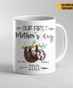 Gearhumans Gearhuman 3D Our First Mothers Day Custom Name Mug GJ300313 Mug 11oz
