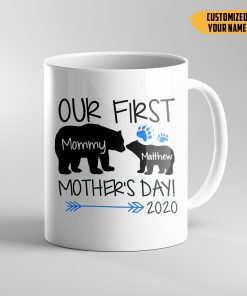 Gearhumans Gearhuman 3D Our First Mothers Day Custom Name Mug GJ300314 Mug 11oz