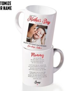 Gearhumans Gearhuman 3D Our First Mothers Day Together Custom Name Mug GJ300305 Mug 11oz