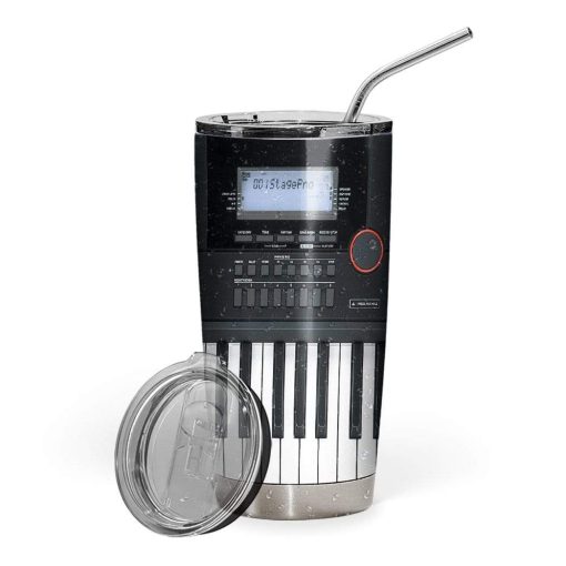 Gearhumans Gearhuman 3D Piano Custom Design Vacuum Insulated Tumbler GV100813 Tumbler 20oz
