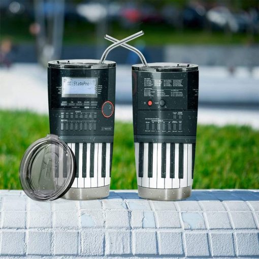 Gearhumans Gearhuman 3D Piano Custom Design Vacuum Insulated Tumbler GV100813 Tumbler