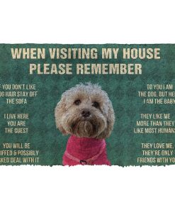 Gearhumans Gearhuman 3D Please Remember Dog Doormat GV26038 Doormat Doormat S(15,8''x23,6'') 