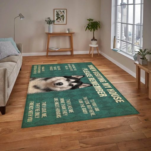 Gearhumans Gearhuman 3D Please Remember Husky Carpet GV22036 Square Carpet