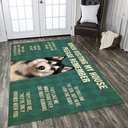 Gearhumans Gearhuman 3D Please Remember Husky Carpet GV22036 Square Carpet