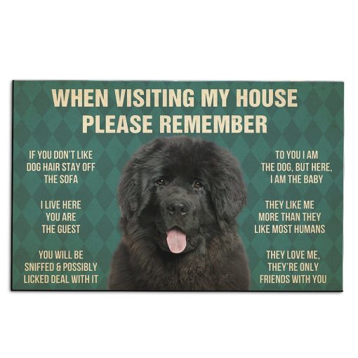 Gearhumans Gearhuman 3D Please Remember Newfoundland Carpet GV22035 Square Carpet Carpet S