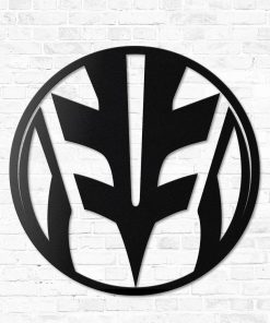 Gearhumans Gearhuman 3D Power Ranger Gold Tigerzord Custom Name Metal Sign GW190313 Metal Sign Metal Sign XS(8'x8')