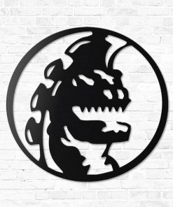 Gearhumans Gearhuman 3D Power Ranger Green Dragonzord Custom Metal Sign GW19038 Metal Sign Metal Sign XS(8'x8')