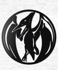 Gearhumans Gearhuman 3D Power Ranger Pink Pterodactyl Custom Name Metal Sign GW190312 Metal Sign Metal Sign XS(8'x8')