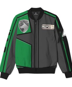 Gearhumans Gearhuman 3D Power Rangers SPD Green Uniform Bomber GB220214 Bomber Jacket Bomber S