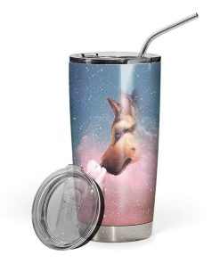 Gearhumans Gearhuman 3D Pride & Prejudice Design Vacuum Insulated Glitter Tumbler GL03074 Tumbler 20oz