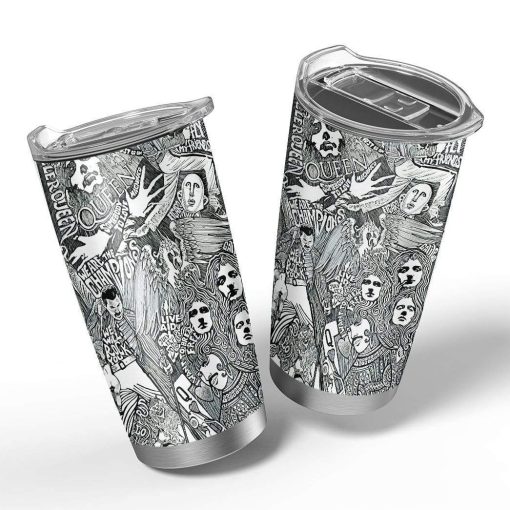 Gearhumans Gearhuman 3D Queen Album Art Custom Tumbler GN11083 Tumbler