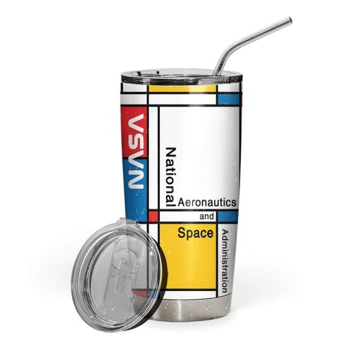 Gearhumans Gearhuman 3D Rectangle Bauhaus Nasa Custom Tumbler GN18088 Tumbler 20oz
