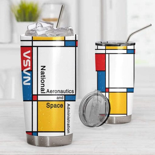 Gearhumans Gearhuman 3D Rectangle Bauhaus Nasa Custom Tumbler GN18088 Tumbler