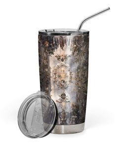 Gearhumans Gearhuman 3D Renaissance Art Design Vacuum Insulated Glitter Tumbler GL04072 Tumbler 20oz