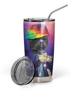 Gearhumans Gearhuman 3D Sbull Dogg Custom Design Vacuum Insulated Tumbler GL15057 Tumbler 20oz