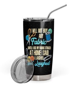 Gearhumans Gearhuman 3D Sewing Custom Name Design Vacuum Insulated Tumbler GV060819 Tumbler 20oz