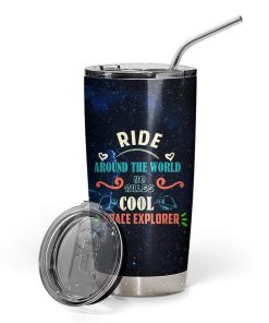 Gearhumans Gearhuman 3D Space Explorer Custom Design Vacuum Insulated Tumbler GV12053 Tumbler 20oz