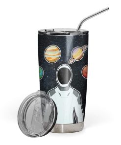Gearhumans Gearhuman 3D SpaceX Astronaut Custom Name Design Vacuum Insulated Tumbler GW09061 Tumbler 20oz