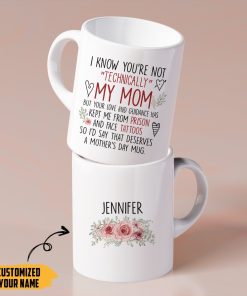 Gearhumans Gearhuman 3D Stepmom Mothers Day Gift Custom Name Mug GW230317 Mug