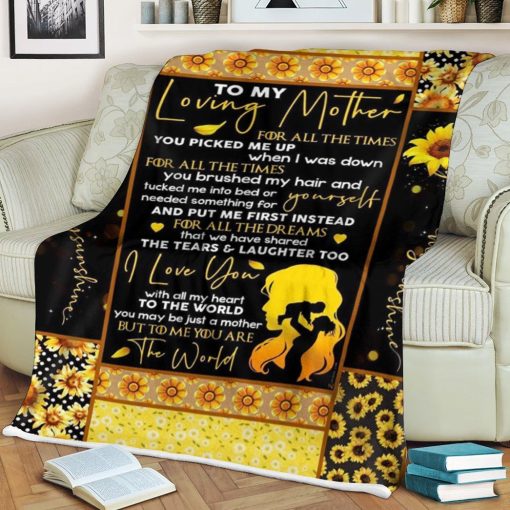 Gearhumans Gearhuman 3D Sunflower To My Loving Mother Blanket GH290322 Blanket