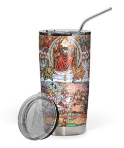 Gearhumans Gearhuman 3D The Apocalypse Triptych Custom Design Vacuum Insulated Tumbler GN27079 Tumbler 20oz