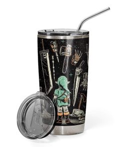 Gearhumans Gearhuman 3D The Legend Of Zelda Custom Design Vacuum Insulated Glitter Tumbler GH210522 Glitter Tumbler 20oz/Glitter