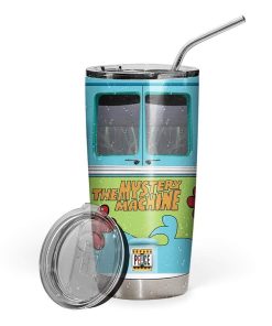 Gearhumans Gearhuman 3D The Mystery Machine Hippie Van Custom Name Design Vacuum Insulated Tumbler GV17081 Tumbler 20oz