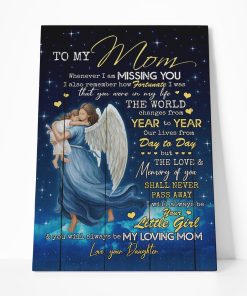 Gearhumans Gearhuman 3D To My Angel Mom Canvas GJ010412 Canvas 1 Piece Non Frame M