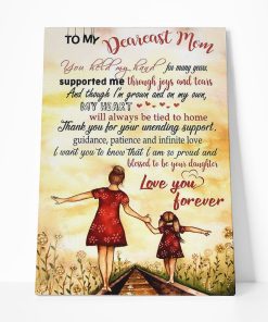 Gearhumans Gearhuman 3D To My Dearest Mom Canvas GJ020421 Canvas 1 Piece Non Frame M
