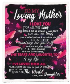 Gearhumans Gearhuman 3D To My Loving Mother From Daughter Blanket GH290325 Blanket Blanket M(51''x59'')