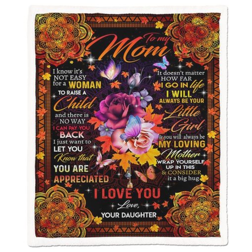 Gearhumans Gearhuman 3D To My Mom Blanket GJ020419 Blanket Blanket M(51''x59'')