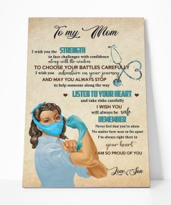 Gearhumans Gearhuman 3D To My Mom I Am So Proud Of You Canvas GJ010425 Canvas 1 Piece Non Frame M